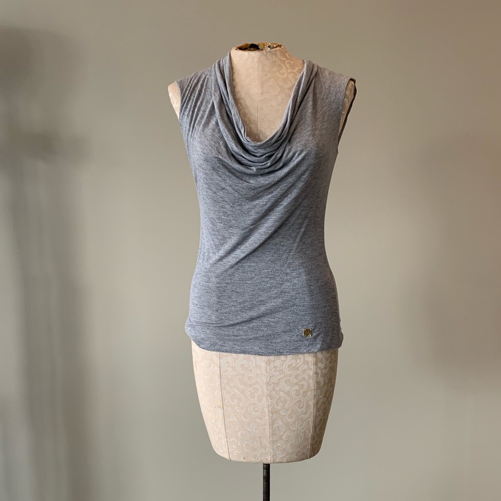 Coralina Herrera Gray Sleeveless Top